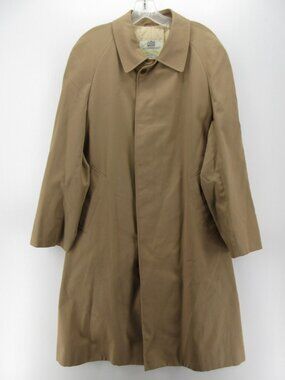 VINTAGE Aquascutum Of London Jacket 38 Trench Overcoat Classic Aqua5 *